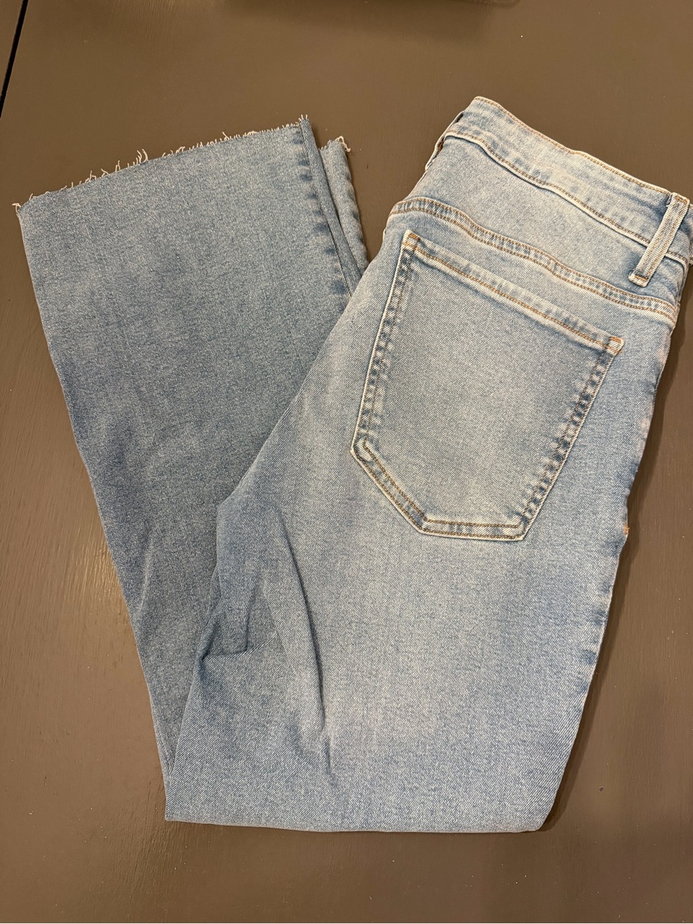 Mango light wash jeans